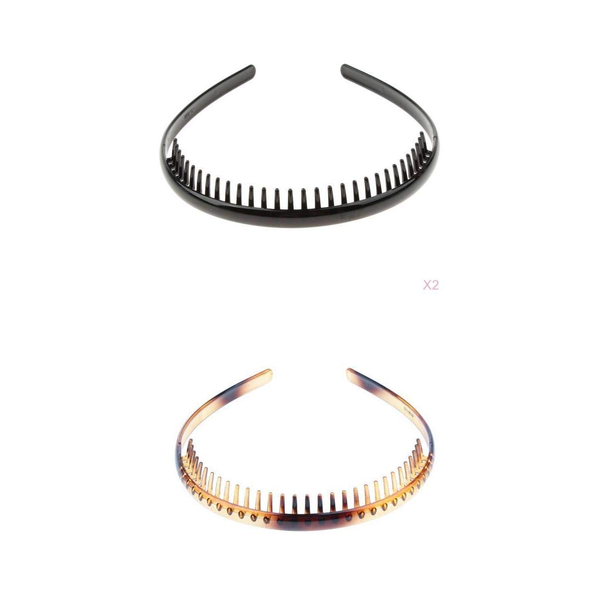 3Pcs Mens Hair Band Sports Headband Toothed Clips Comb Hoop Headwear|Clothing, Shoes & Accessories | Womens Accessories | Hair Accessories-image-34