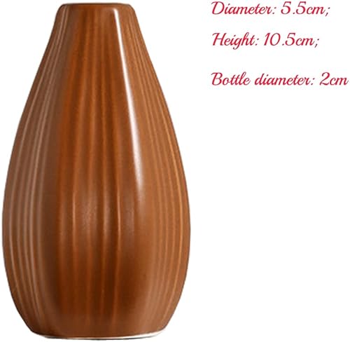 Miniatura 2 de Jarrones pequeños de lujo, mini jarrones de cerámica para aromaterapiabotella de aromaterapia de escritorio, florero de arte, maceta, micro jarrones