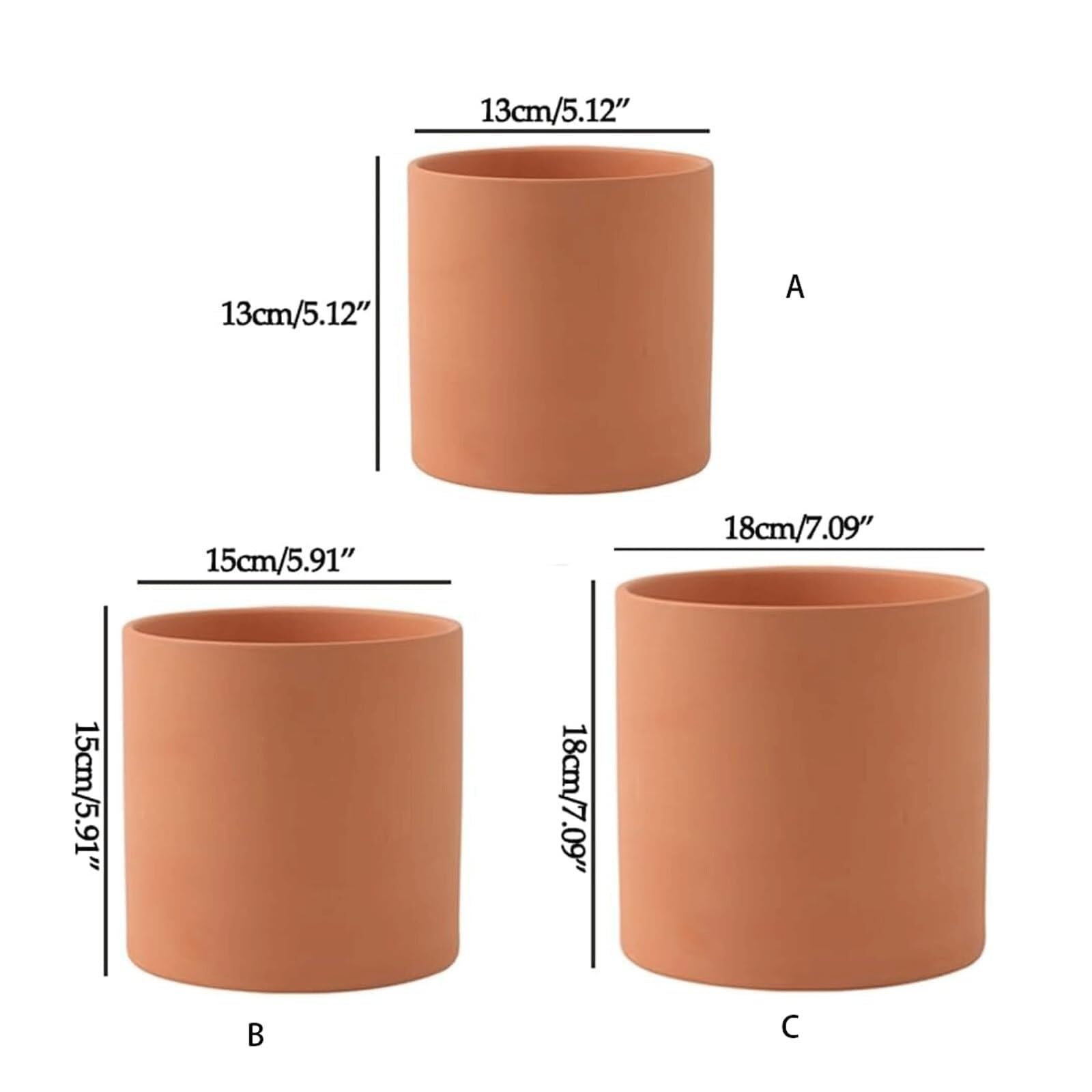 Doniczki na rośliny Doniczki ceramiczne do roślin, stojak na doniczki do storczyków Prezenty dla miłośników roślin(Trays-B)