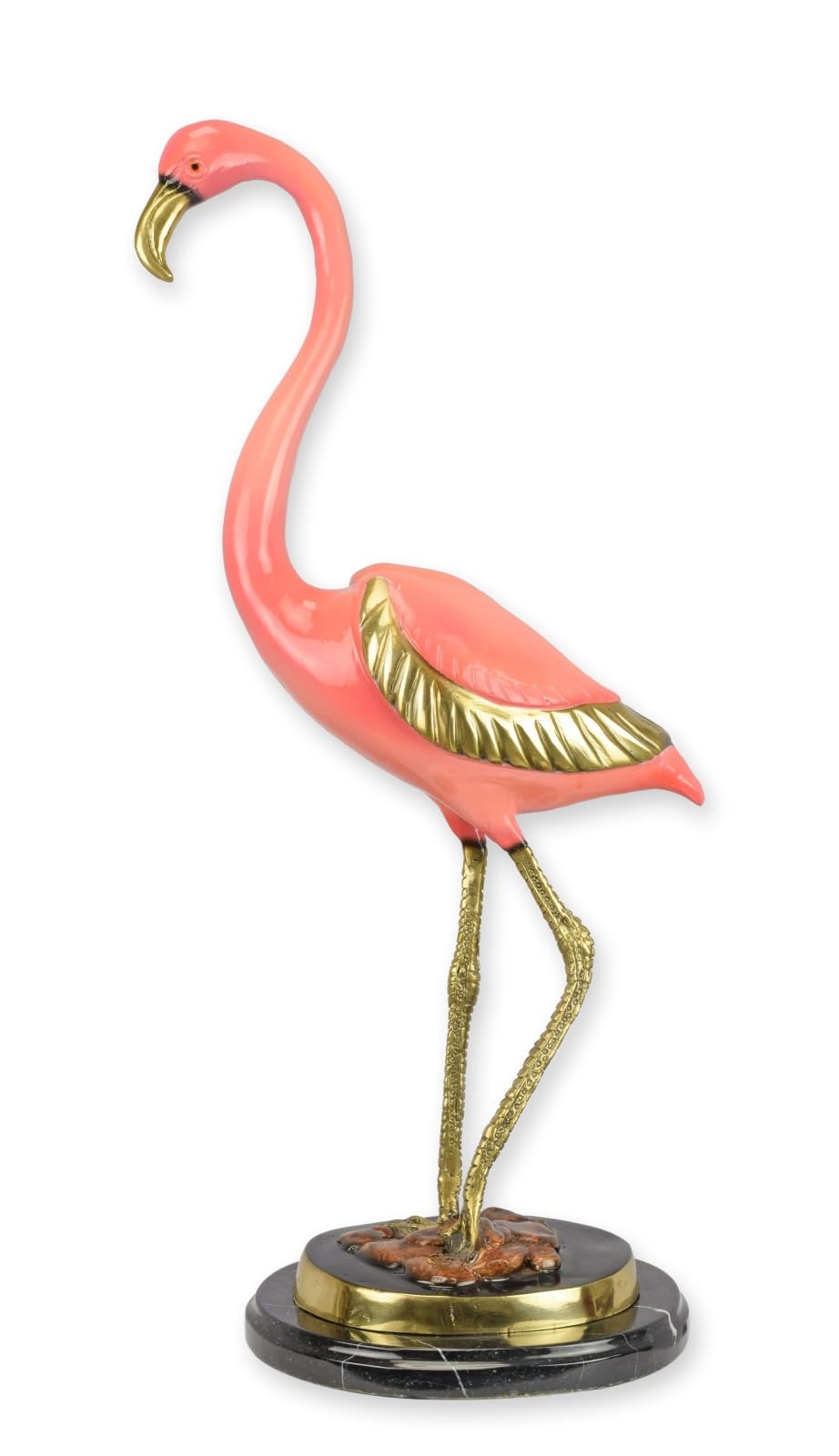 aubaho Bronze sculpture flamingo replica retro design decoration