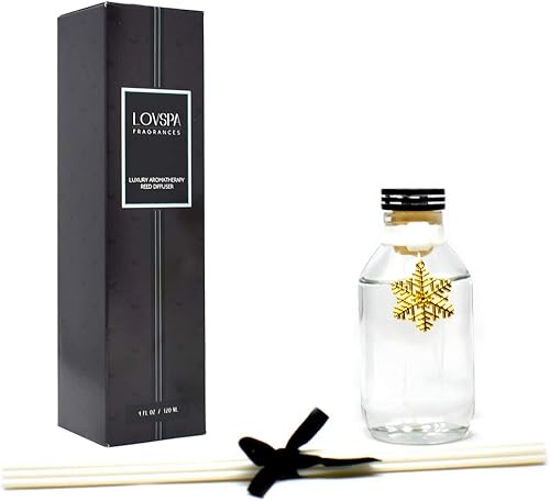 Miniatura 2 de LOVSPA Set de regalo difusor de varillas de corteza de menta, aroma de bastón de caramelo de menta triturada con varillas de caña, fabricado en los