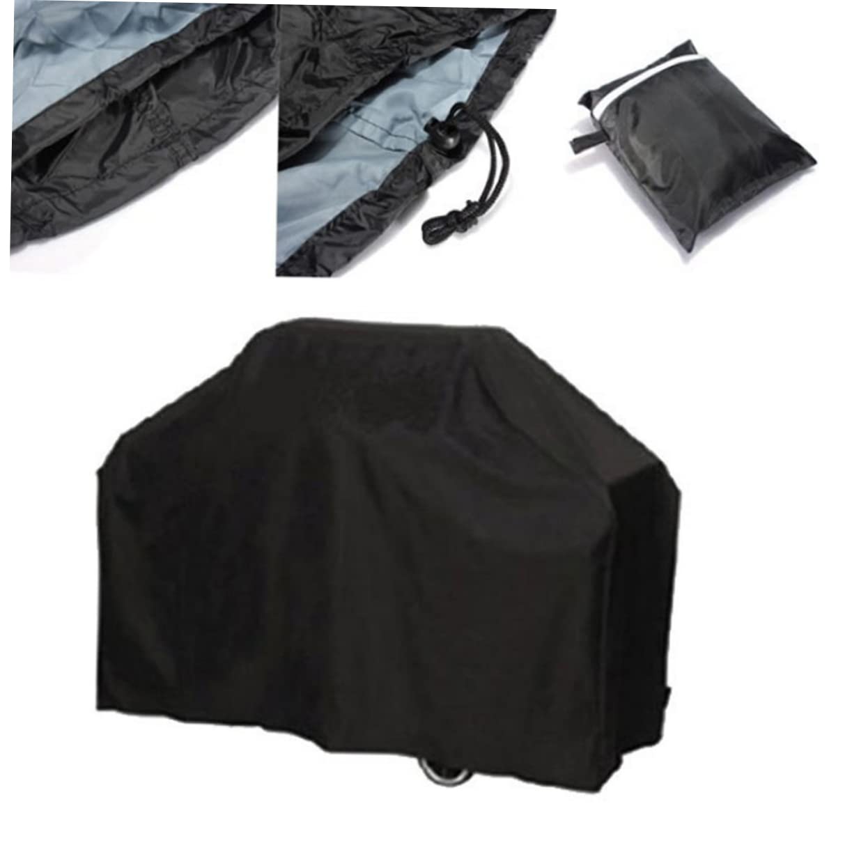 Abaodam Copertura Per Barbecue Con Borsa Portaoggetti Adatto Barbecue Rettangolari Gas Elettrici Protegge Da Pioggia e Foglie