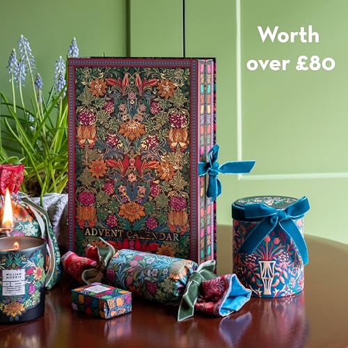 William Morris At Home Advent Calendar 2025, 24 Beauty Products, Hand and Body Wash, Hand Creams, Lip Balm and More, Moisturiser, Travel Size, Spa Pamper Gift For Her, Vegan and Cruelty Friendly - Image 3