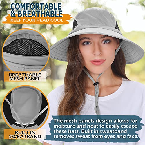 Einskey Sun Hat For Women/Men, Upf50+ Wide Brim Floppy Bucket Hat Waterproof Fishing Hat For Garden Beach Park Safari Travel #TOP4