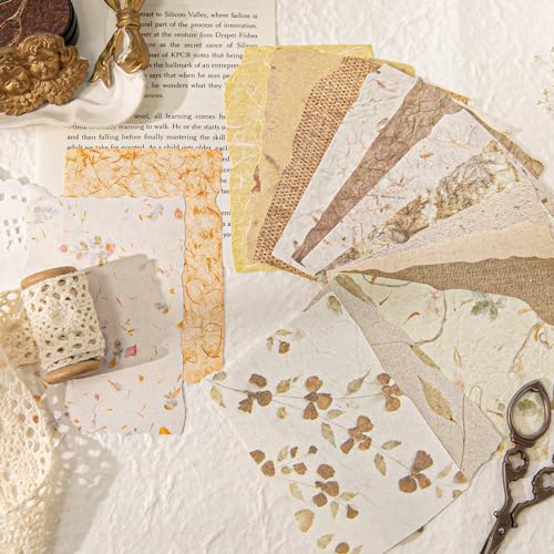 K Kattone MMK-01 168Pcs Scrapbook Paper - 6 Pack Embossed Textured Handmade Craft Paper Assorted Special Cards Paper Mix thumb #4