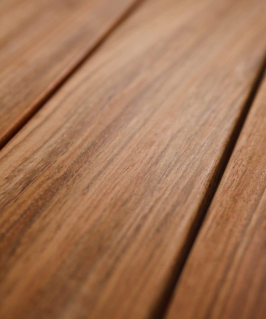 Tableros de terraza en jatoba, ancho 145 mm, grosor 21 mm (longitud 182 cm)