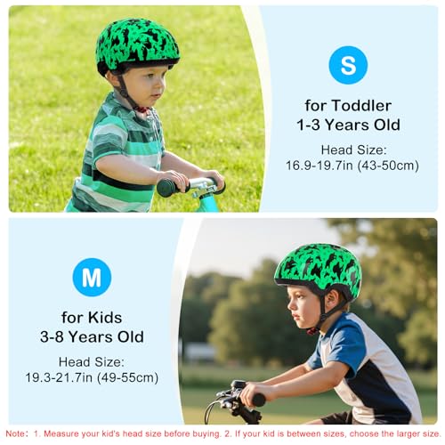 Image of Toddler Helmet, Baby Infant Kids Bike Helmet for Kids Age 1-3 /2-4 /3-5 /5-8 Adjustable Toddler Bike Helmets for Boys Girls for Scooter Skateboard Cycling