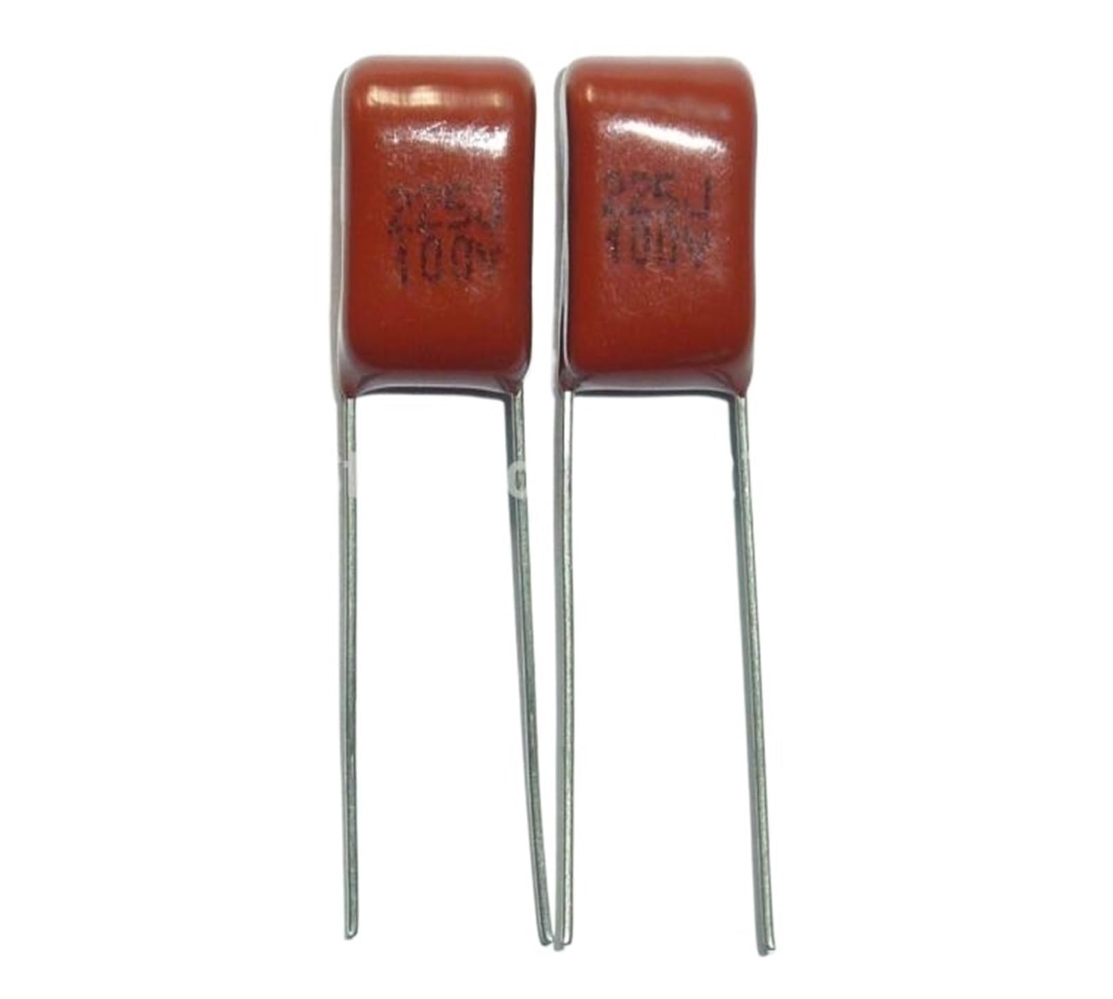 ICXLPMC 50pcs CBB capacitor 225 100V 225J 2.2uF 2200nF P7.5 CL21 Metallized Polypropylene Film Capacitor