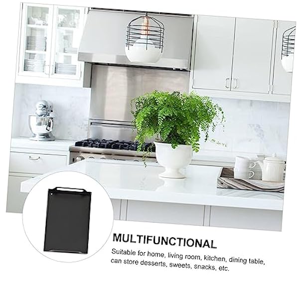 PRETYZOOM 2 Stuks Ontbijt/Stand Butler Restaurant Serveren En Metaal Eenvoudige Snacks Maaltijd Decor Koffie Decoratief Assortiment Schotel Fruit Voedsel Koffie/Nachtkastje Kaasplank