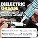 Dielectric Grease for Automotive Electrical Connectors with Brush - Waterproof & Heat-Resistant Silicone Paste for Spark Plugs, Battery Terminals, O-Rings, Marine & Car Wiring (20g/0.7oz)