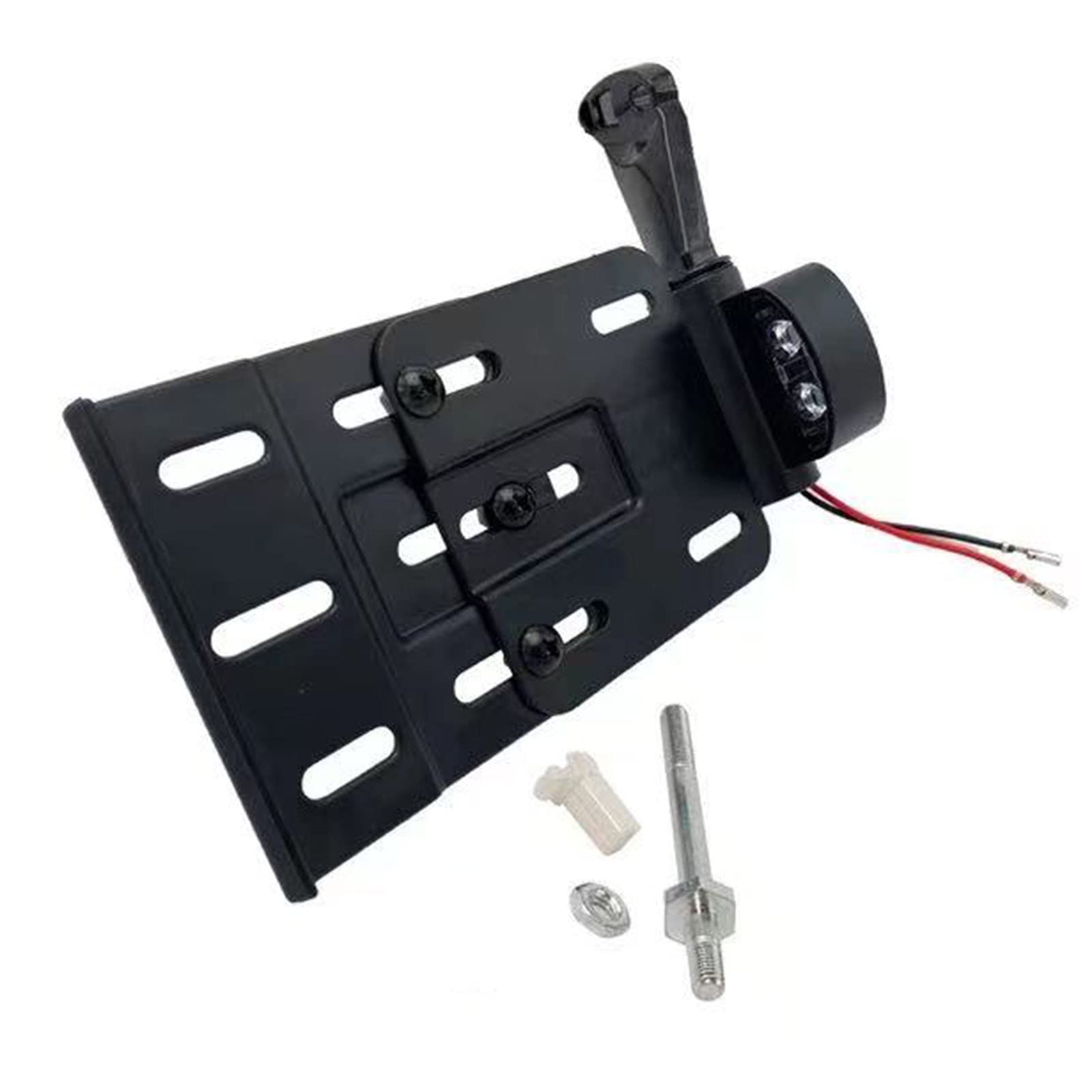 TCMT Black LED Side Mount License Plate Light For Harley Sportster 883/1200 2004-16