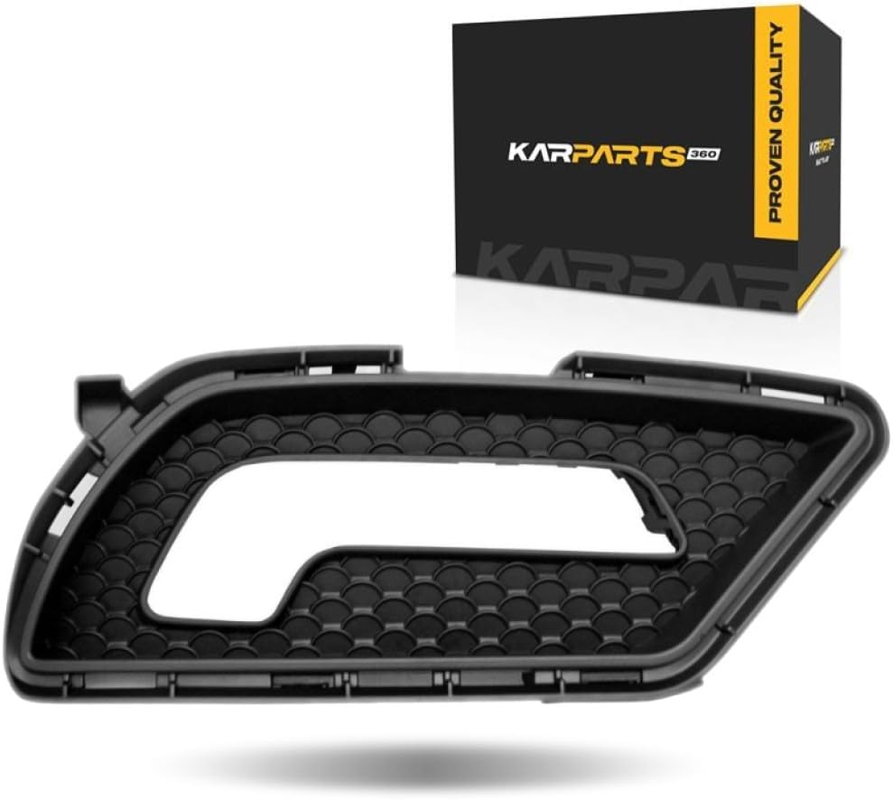 For Mercedes-Benz E550/E500 2010 2011 2012 2013 Fog Light Bezel Passenger Side | Front | Lower | ABS Plastic | Textured Black | w/AMG Styling | Replacement For MB1039181 | 191275316375, 2078850453
