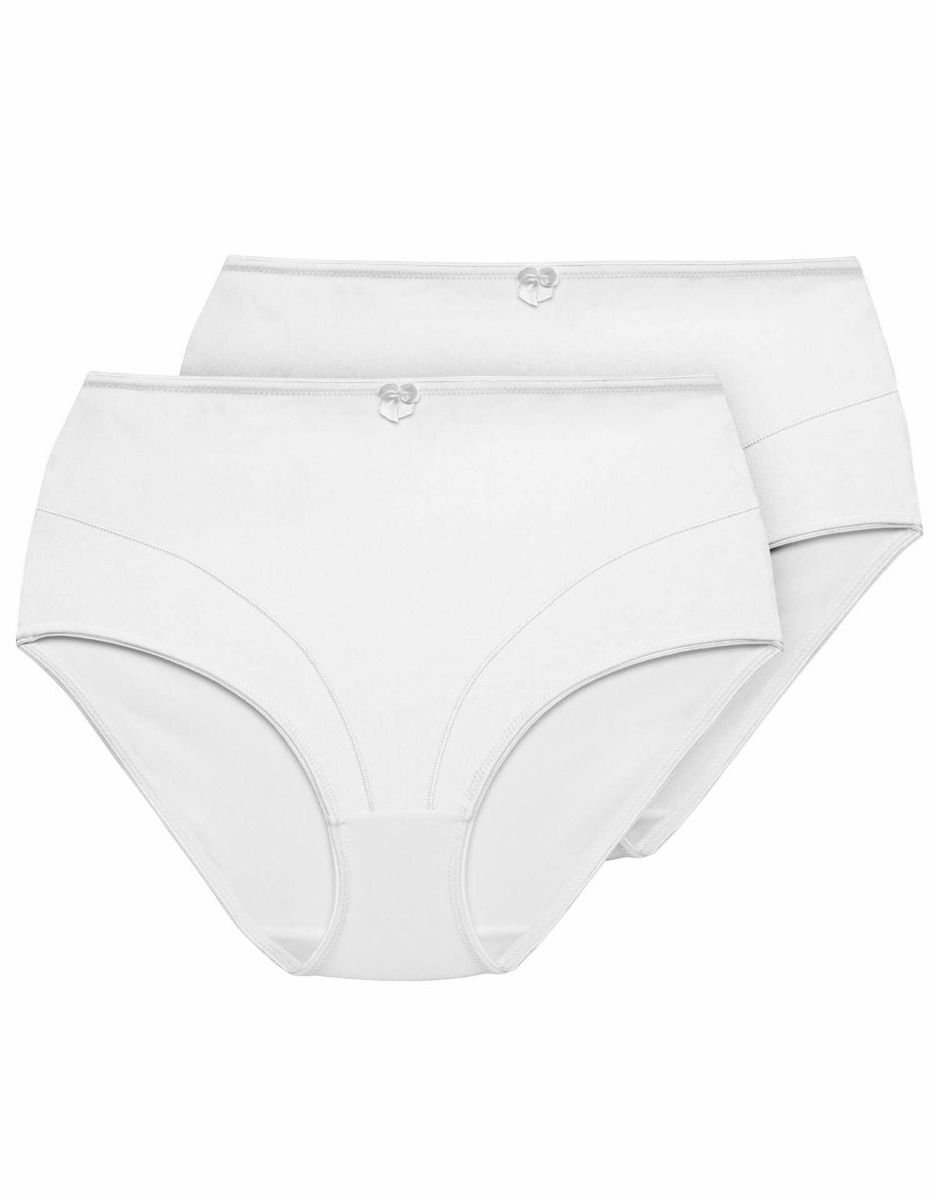 Exquisite Form 2-Pack Control Top Basic Slimming Body Shaper Panties, Medium Control #51070402A