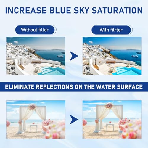 Image of CPL Filter for Mobile Set, 52mm Clip-On Polarizing Lens Filter Kit,Nd Filter for Mobile Compatible with Most Smartphones for Outdoor Photography (Black(C))