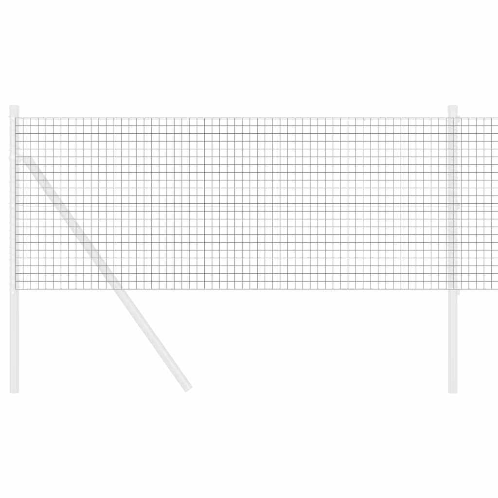Geschweißter Drahtzaun Grau, 10000 x 60 cm, Zaunfeld mit robustem Metall, Gartenzaun Paneel für Terrasse und Vorgarten, Sichtschutz, Sicherheit, wetterbeständig, vielseitige Abgrenzung