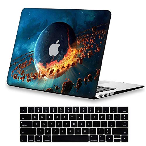 Preisvergleich Produktbild Schutzhülle für Laptops (bedrucktes Muster, aus Hartplastik, mit passender Tastatur, Schwarz