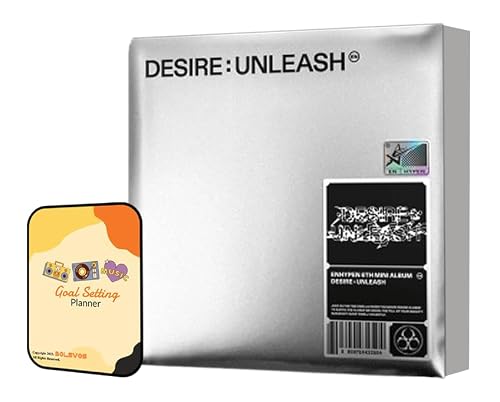 Bolsvos Random Ver. (Engene Ver.) Enhypen Desire : Unleash Album [Random Ver. (Engene Ver.)]+Pre Order Benefits+Bolsvos Exclusive K-Pop Inspired Digital Merches