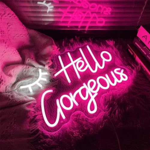 Image of LED Neon Sign Night Light for Wall Party Decor Bedroom Room Bar Wedding Home Birthday Art Decoration Christmas with USB Chain Light modulator 5v 15.7 inch*11.5 inch