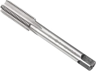 CoCud Thread Milling Taps, Metric M12 x 1.25 Thread H2, High Speed Steel Machine 4 Straight Flutes Screw Threading Tool - (Applications: for Tapping Drilling Machine), 1-Piece