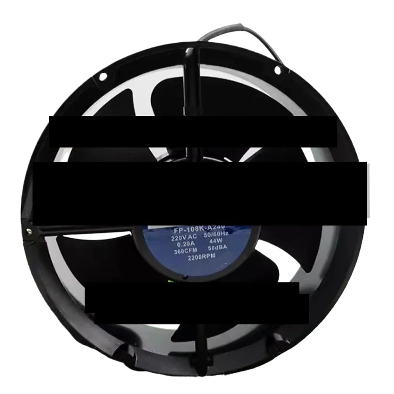 Ventilateur CA Circulaire FP-2260EX-S1-B haute durabilité mécanique 220V