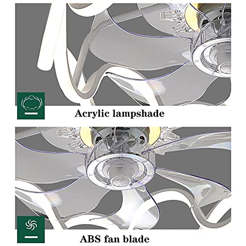 Ventilateur de plafond 50 cm silencieux avec moteur DC et télécommande - 6