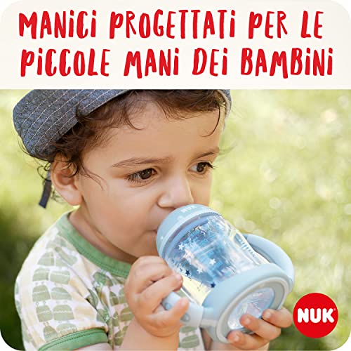 Nuk First Choice+ Bicchiere Antigoccia | 6-18 Mesi | Beccuccio In Silicone A Prova Di Perdite | Controllo Temperatura | Sfiato Anti-Colica | Senza Bpa | 150Ml | Verde - 4