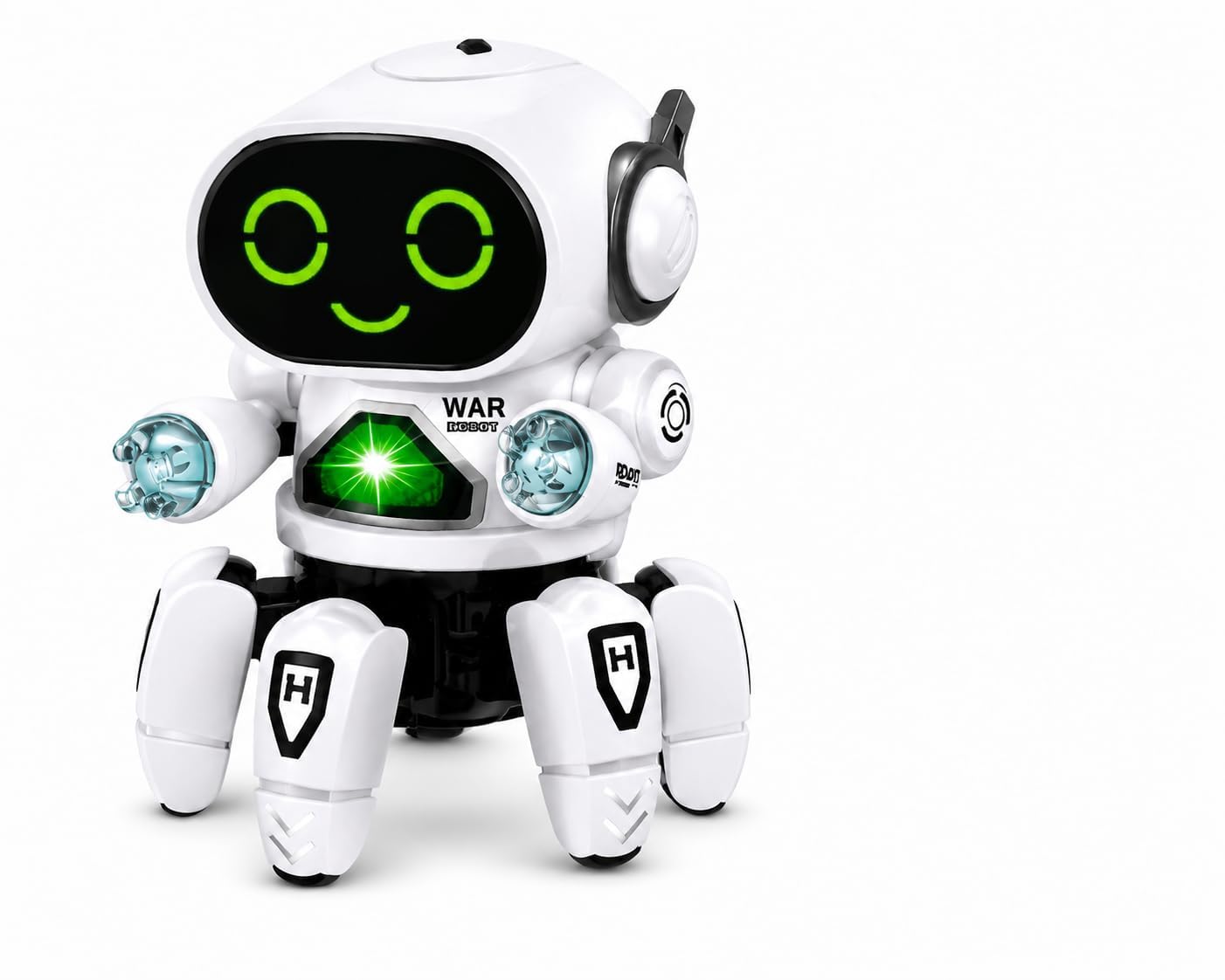Interactive Dancing Robot Toy for Kids with Music, LED Lights, Rotating Movement, Cute Expressions & Smart Action – Fun Electronic Gift for Boys & Girls-image-10