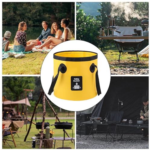 Seau pliable 20L réservoir d'eau étanche et ultra compact - 5