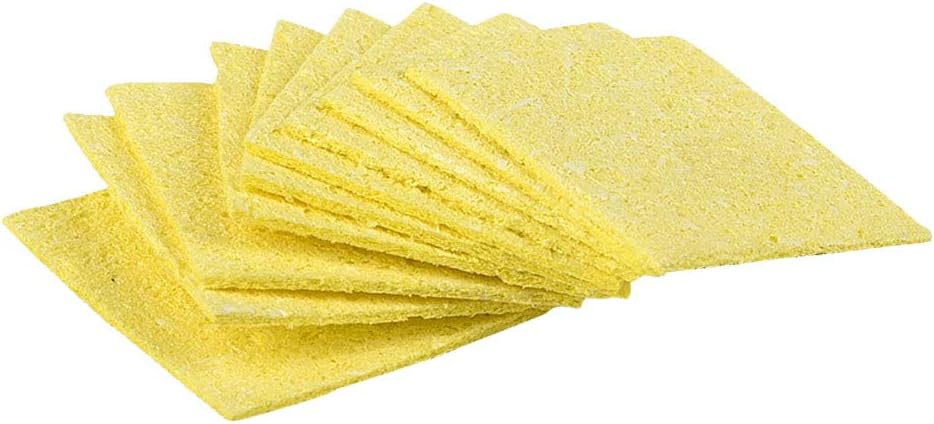 Svojas 10 Pcs Sponge For Cleaning Soldering Iron Tip/Bit (Pack of 10 Pcs; Multicolor)