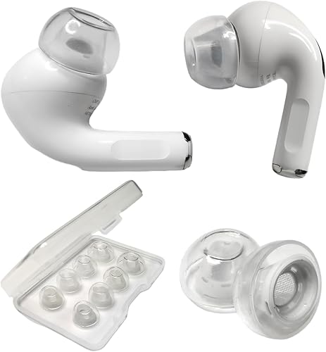Miniatura 7 de Luckvan 4 pares de puntas de espuma viscoelástica L/M/S/XS para Airpods Pro/Airpods Pro 2 (2ª generación), almohadillas de repuesto para Airpods Pro