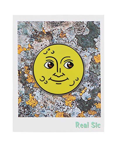 REAL SIC Moon Emoji Enamel Pin - Full Moon & New Moon Lapel Pin - Cute, Kawaii & Occult Pins for Jackets, Backpacks, Hats, Bags & Tops4