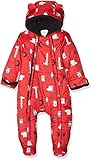 Catimini Baby-Jungen Cp46000 Pilote Schneeanzug, Rot (Vermilion 36), 1-3 Monate (Herstellergröße: 3M)