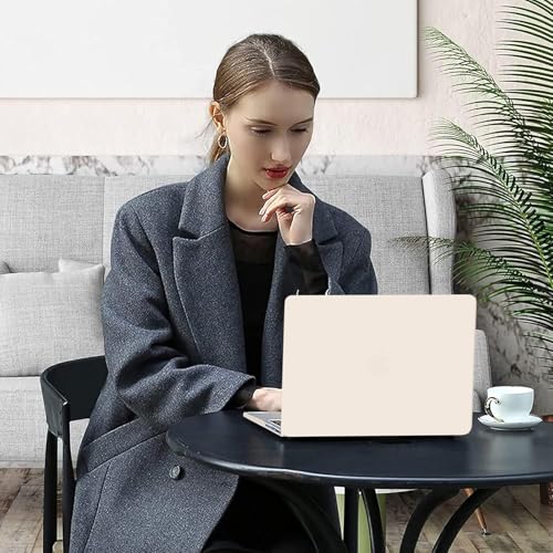 Image of MOSISO Compatible with MacBook Pro 16 inch Case 2025 2024 2023 2022 2021 M4 M3 M2 M1 A3403 A3186 A2991 A2780 A2485 Pro Max, Plastic Hard Shell&Keyboard Cover&Screen Film&Storage Bag, Beige