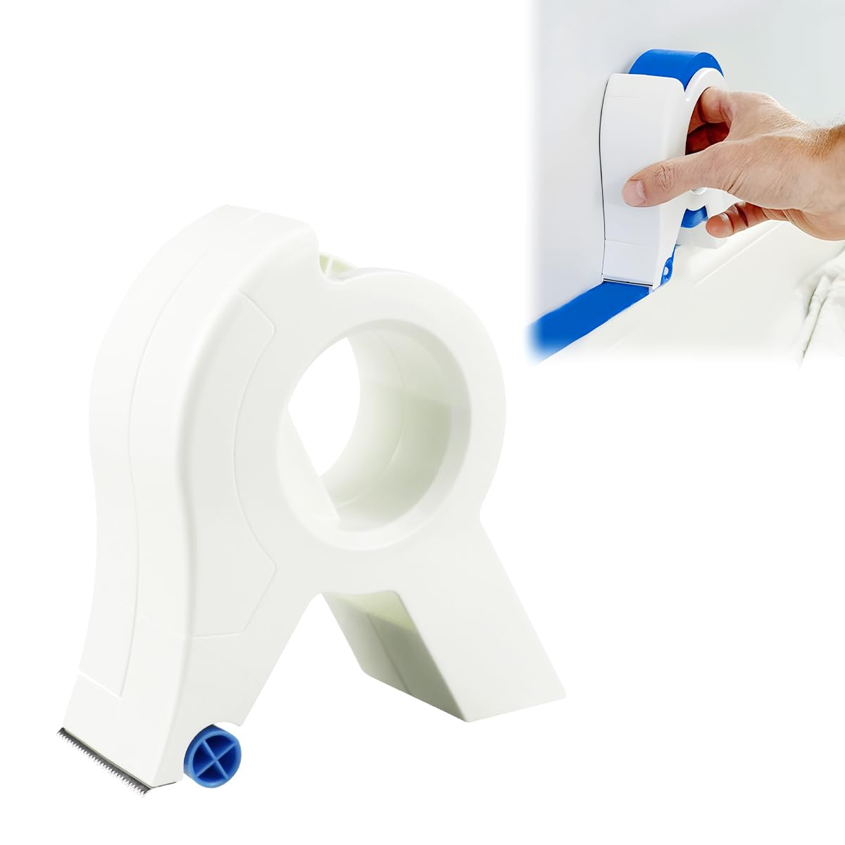 Masking Master, Distributore di Nastro per Pittori, Masking Master Applicatore Nastro, per Pavimenti, Finestre e Telai di Porte, ABS
