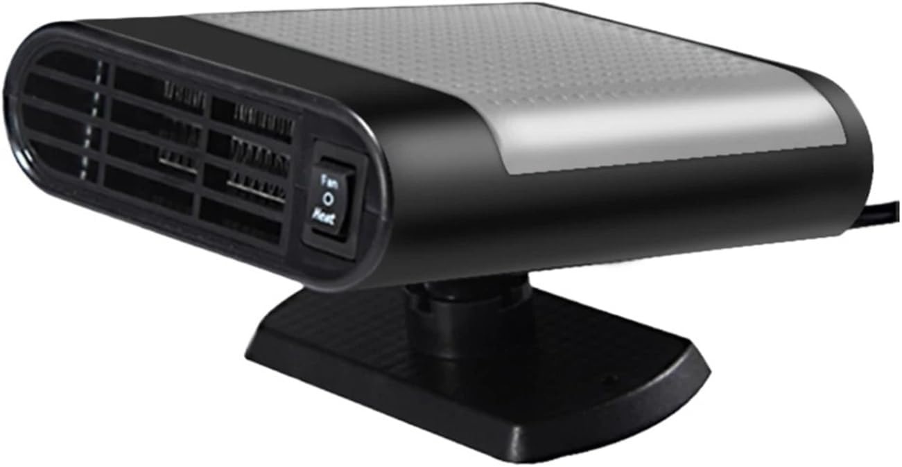 Calefactor Eléctrico Portátil 12V 1200W Cerámico PTC con Ventilador