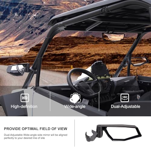 Image of Kiwi Master Mirrors for 2024-2027 Polaris RZR XP 1000 /RZR XP S 1000 /Trail