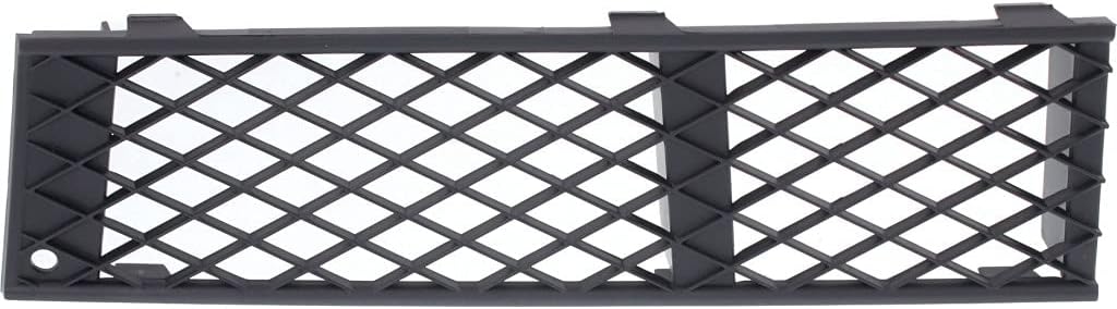 For BMW 750i / 750Li Front Bumper Grille 2009 2010 2011 2012 Outer Passenger Side | Textured Black | Plastic | BM1039115 | 51117184150
