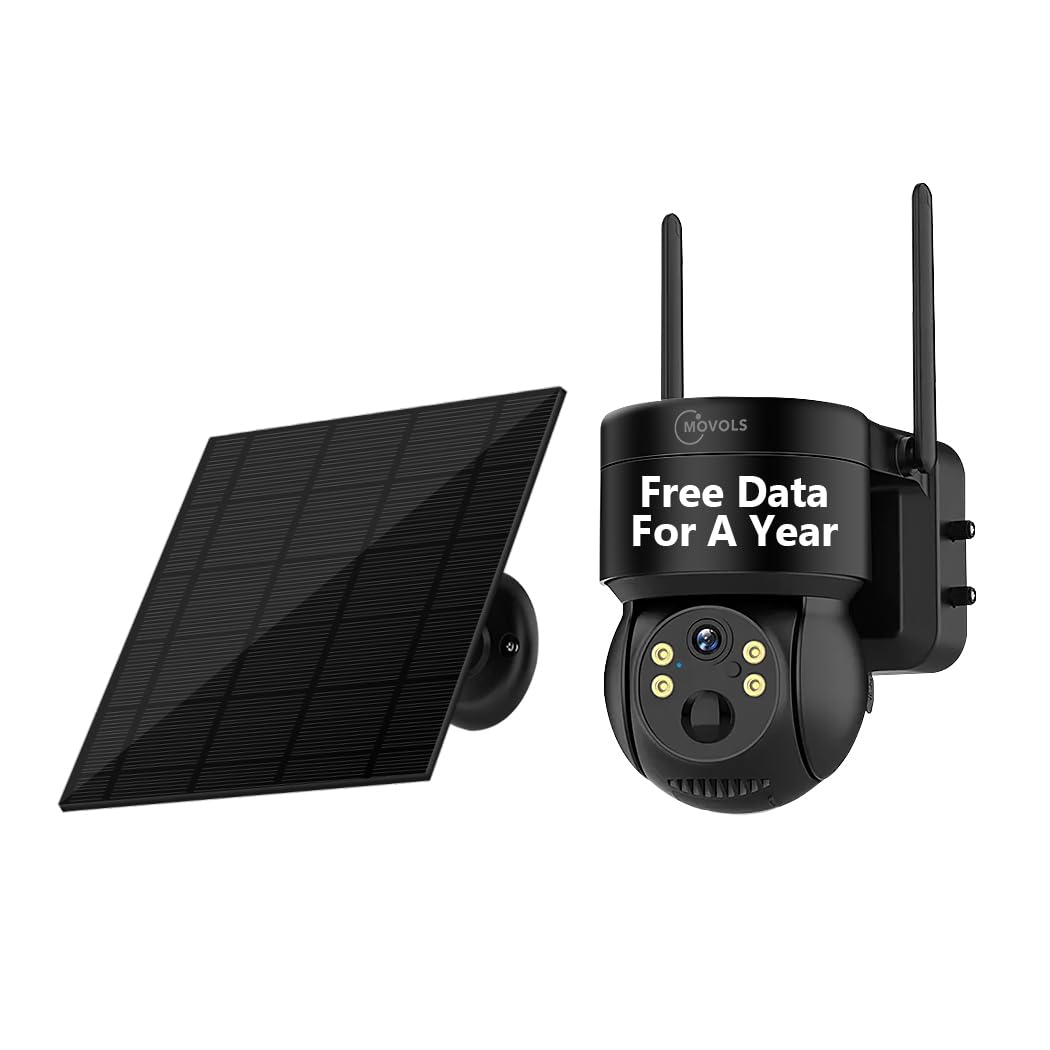 Movols 4G LTE Cellular Security Camera