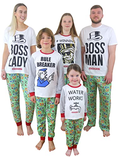 Monopoly Pijama multicolorido para crianças 18-24 meses, multicolorido