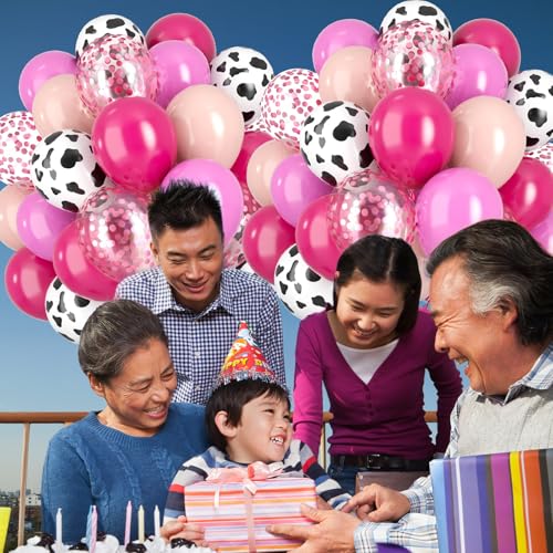 50% Off Cow Print Balloons - 60-Piece Pack for Party Decorations