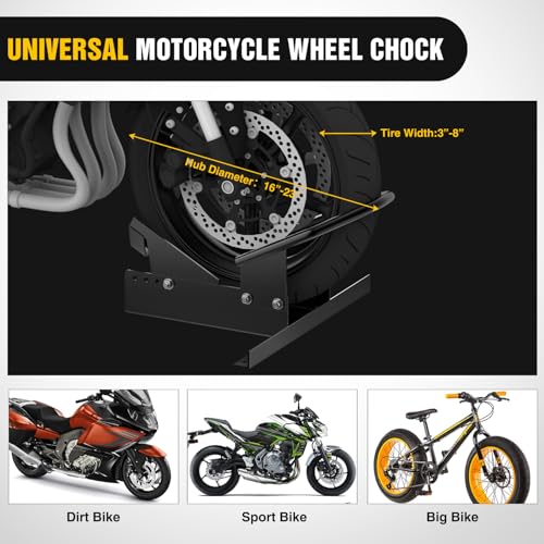 Image of Nilight Motorcycle Front Wheel Stand for 16 inch-23 inch Wheels