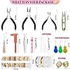 MONVICT Jewelry Making Supplies Kit - 24 + 845 Pcs Jewelry Making Tools for Repair, Crafting, Earring, Ring, and Beading #1