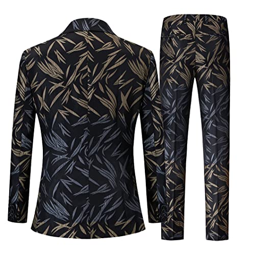 Herrenanzug, schmale Passform, Hochzeitsanzüge, Bräutigam, Smoking, afrikanische Hochzeit, zweireihiger Blazer, mehrfarbig, XS – Bild 4