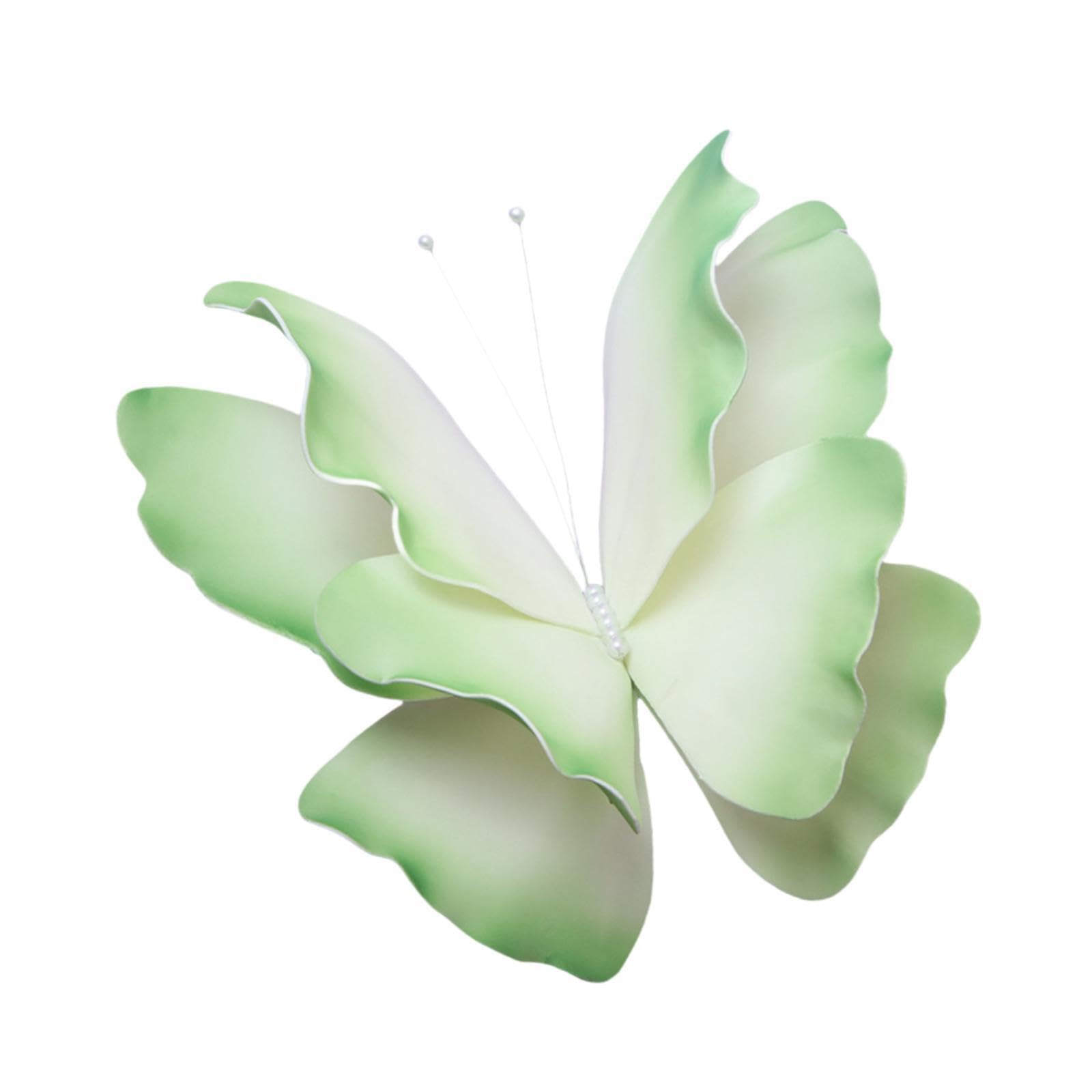 Quxvuis Green Stunning Giant Butterfly Wedding Party Decor 60Cm Gorgeous Photo Props Enhancing Special Moments Stunning Artificial Butterfly Is For Wedding Parties, 60Cm