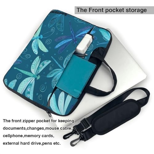 Maletín para laptop 15.6 pulgadas impermeable azul miniatura 6