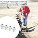 equlup RC Shock Absorber Ball Head, 14PCS RC Shock Absorber Iron RC Car ShockDamper BallHead Spare Parts for ZD 1/8 RC Cars