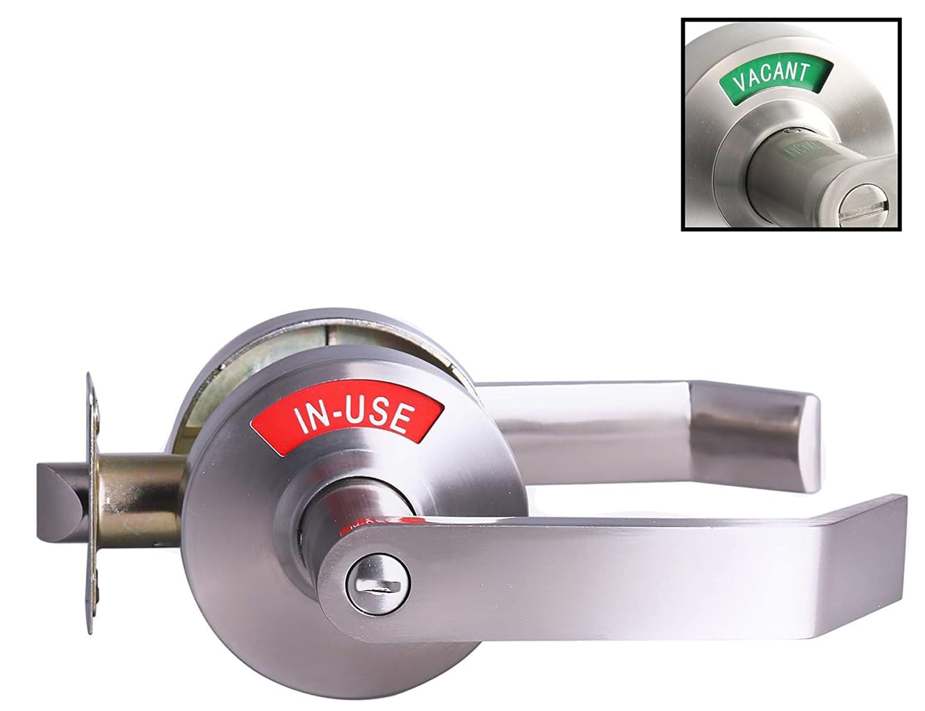 LO-Lock Bathroom Privacy Lever with Indicator