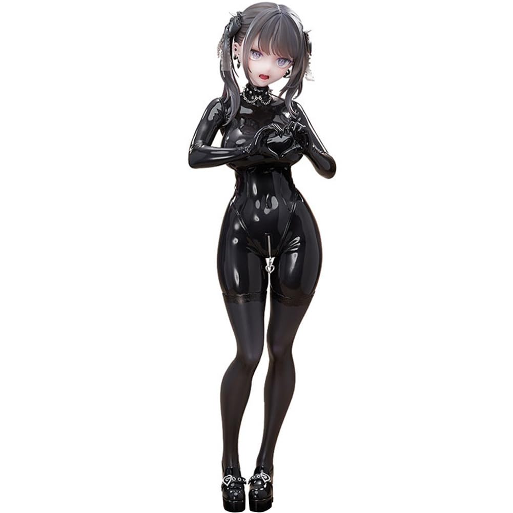 Tongyundacheng Kurokawa Miu Figure - Anime Illustration Girl Action Figure - 25cm PVC Original Painting Model - Desktop Statue Ornament