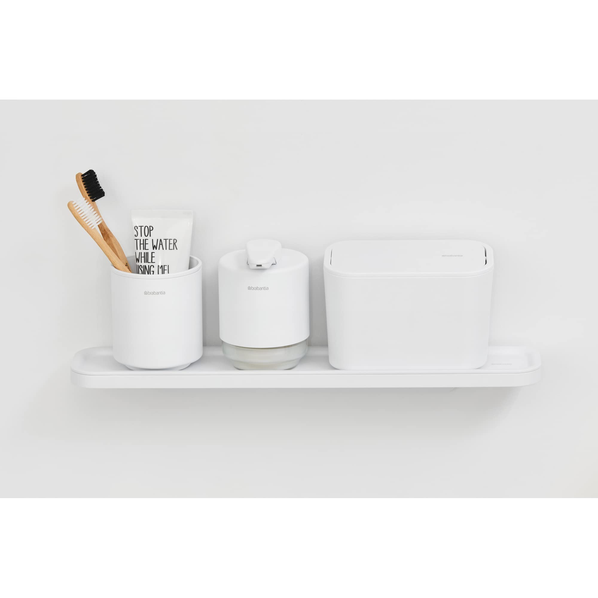 Brabantia mindset badkamer afvalbakje white | Coppens Warenhuis