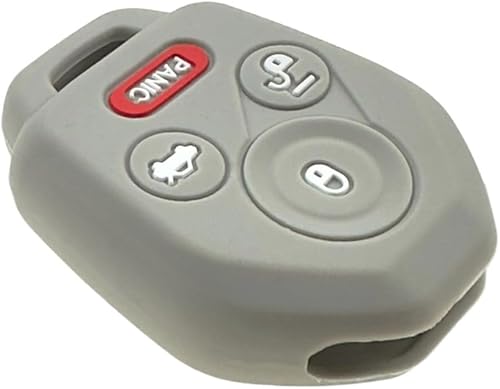 Vista 32 de Funda de goma de silicona para llavero compatible con Subaru Crosstrek Forester Impreza Legacy Outback Tribeca WRX STI XV Crosstrek Ascent 2008-2023